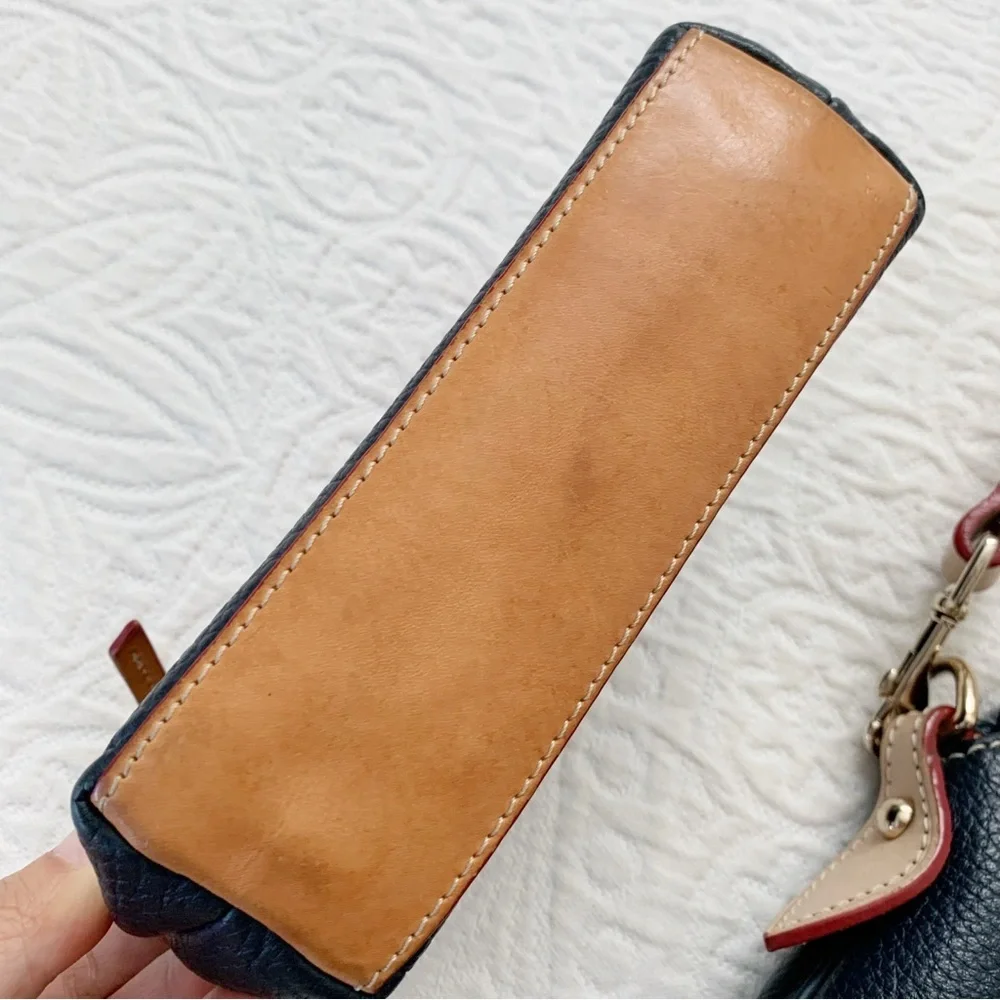 Dooney & Bourke Dillen Leather Double Pocket Satchel‎ and Matching Pouch